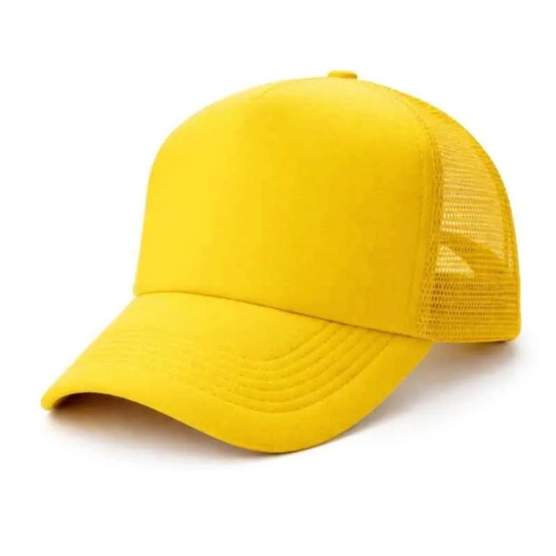 [4549] G06 Gorra Trucker FULL AMARILLO