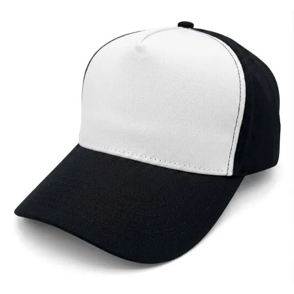 G21 GORRA 5 gajos GABARDINA NEGRO FRENTE BLANCO