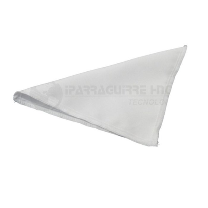 PANUELO BLANCO DE POLIESTER 20 X 20 CM