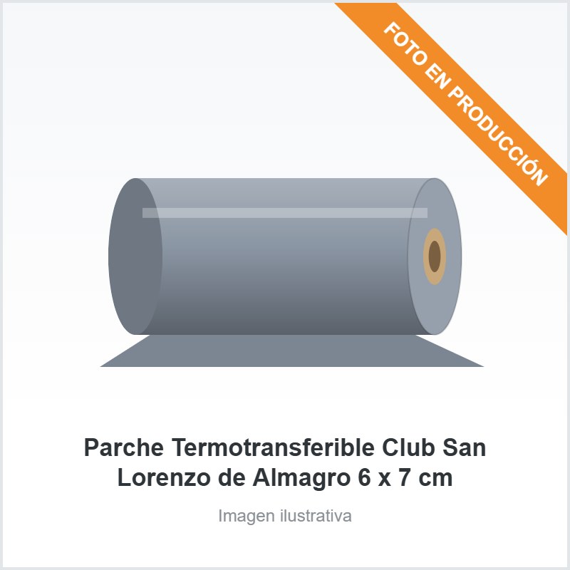 Parche Termotransferible Club San Lorenzo de Almagro 6 x 7 cm