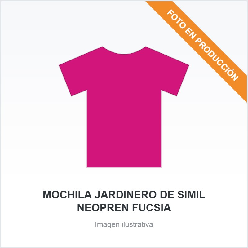 MOCHILA JARDINERO DE SIMIL NEOPREN FUCSIA