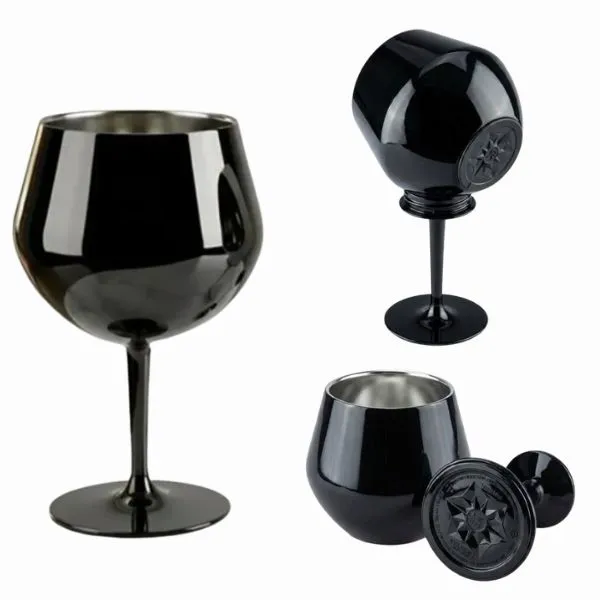 [6679] Copa Desmontable Acero Inoxidable Negro
