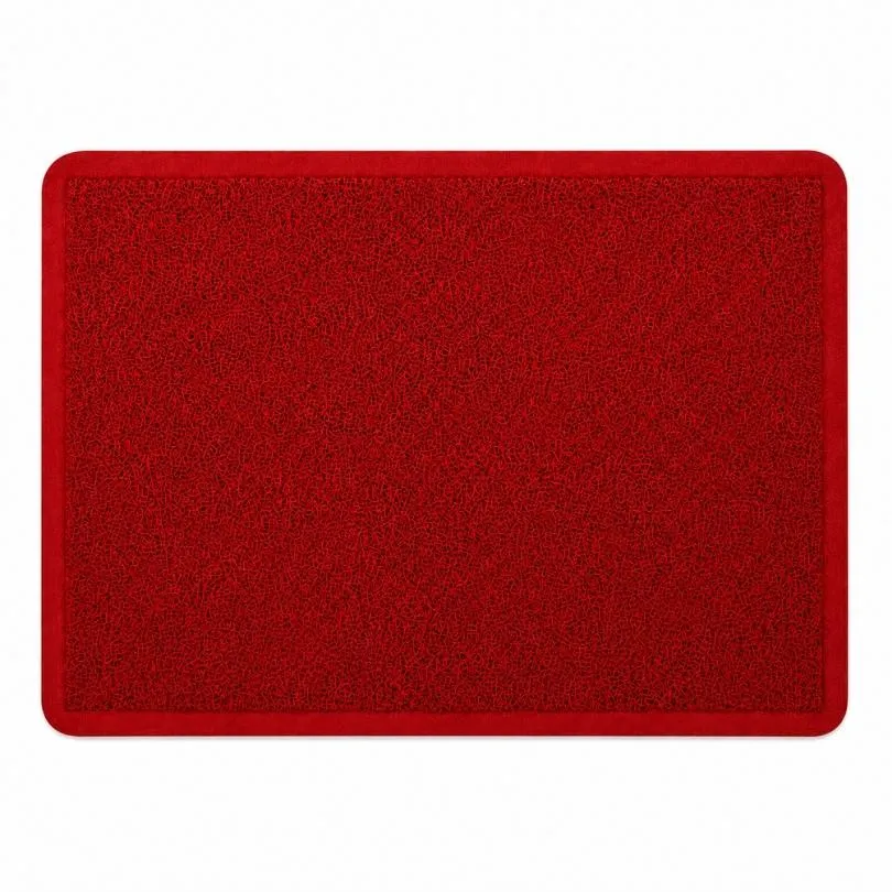 [6688] Alfombra Rulo Simil Felpudo ROJO  40 X 60 cm
