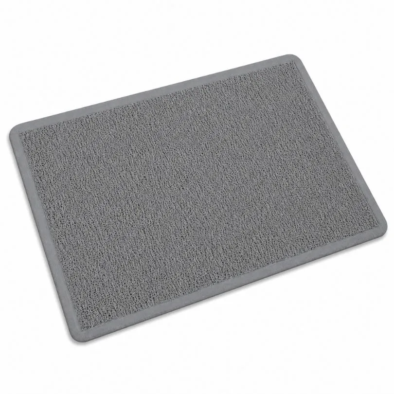 [6697] Alfombra Rulo Simil Felpudo GRIS  60 x 90 cm