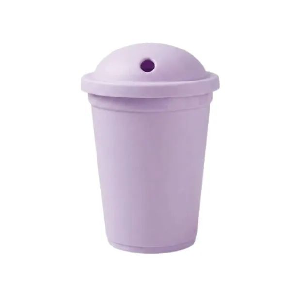 [6841] VASO MILK 330 CC VIOLETA CLARO (SIN SORBETE)