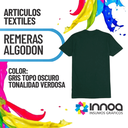 Remera ALGODON Peinado 24/1 con tapacostura Adultos