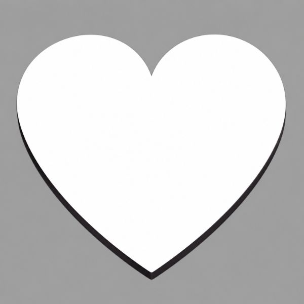 [4740] Formita Corazon 5.7 x 6cm madera cristal