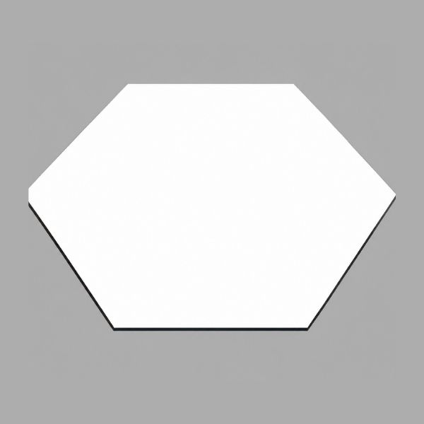 [4739] Formita Hexgonal 5 x 6cm madera cristal