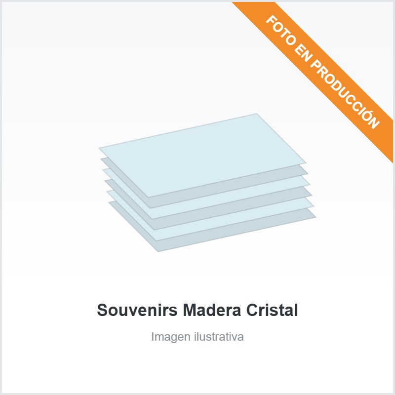 Souvenirs Madera Cristal