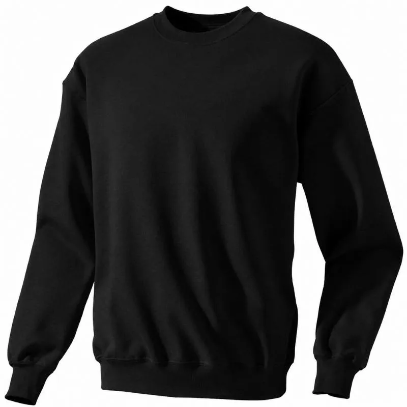 [6308] Buzo CUELLO REDONDO Frizado Sublimable (Negro, S o 1)