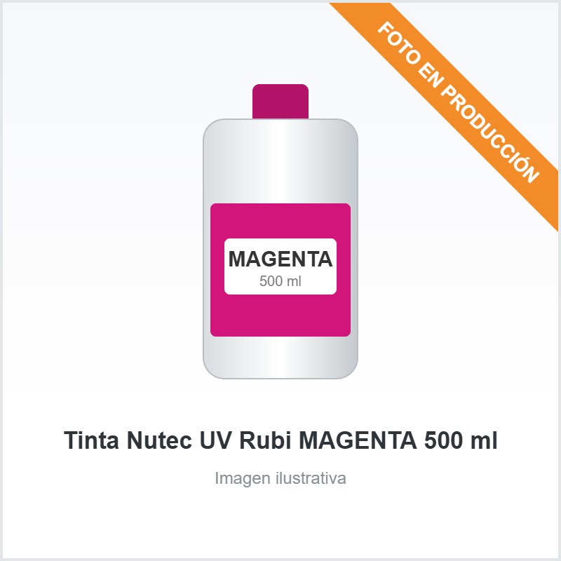 [28] Tinta Nutec UV Rubi MAGENTA 500 ml