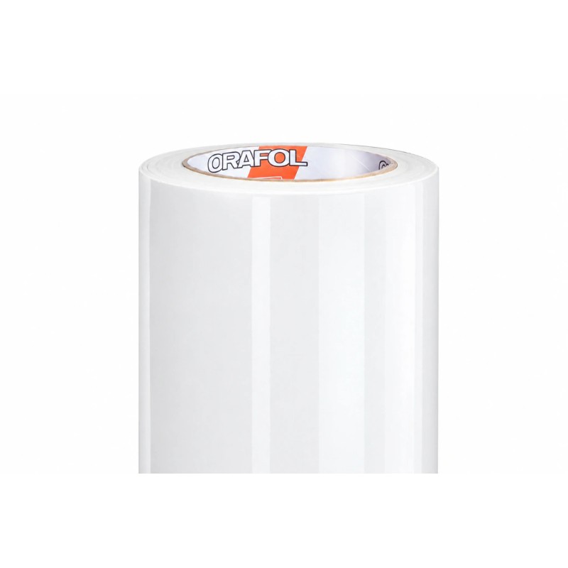 [183] VINILO ORACAL 100 010 White (Blanco) Glosy 63 cm x metro lineal